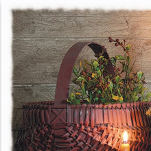 The Red Basket 6 White Wrapped Canvas Print Wall Art