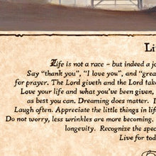 Living Life 8 White Wrapped Canvas Print Wall Art