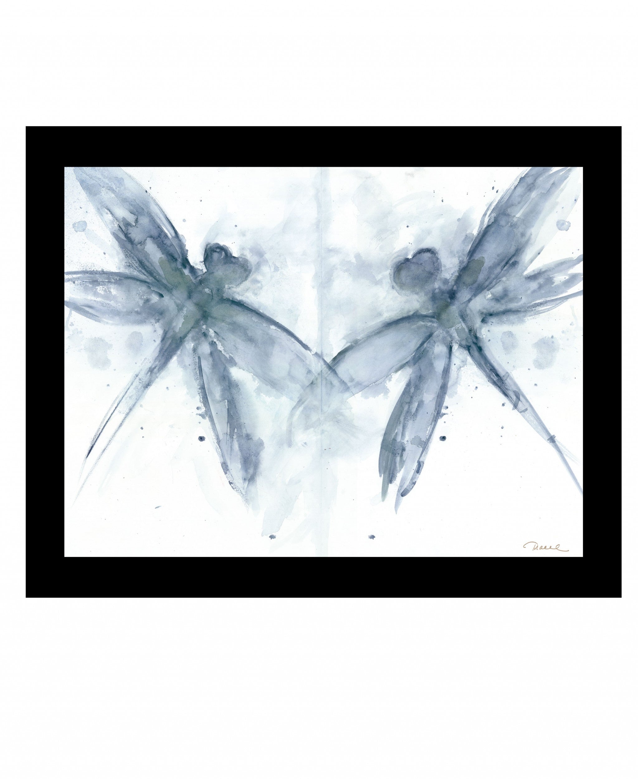 Fly Away 1 Black Framed Print Wall Art