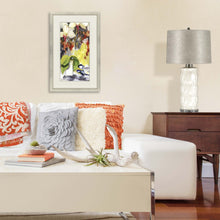 Chickadee With Orchid Framed Art Gold Picture Frame Print Wall Art