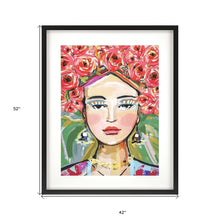 Adelina Framed Art Black Picture Frame Print Wall Art