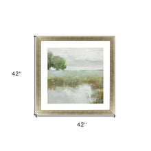Trees And Creek I Framed Art Gold Picture Frame Print Wall Art
