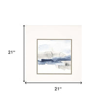 Set Of Three Shoreline Blues I Set Of 3 Framed Art Silver Picture Frame Print Wall Art