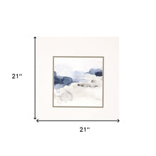 Set Of Three Shoreline Blues Iii Set Of 3 Framed Art Silver Picture Frame Print Wall Art