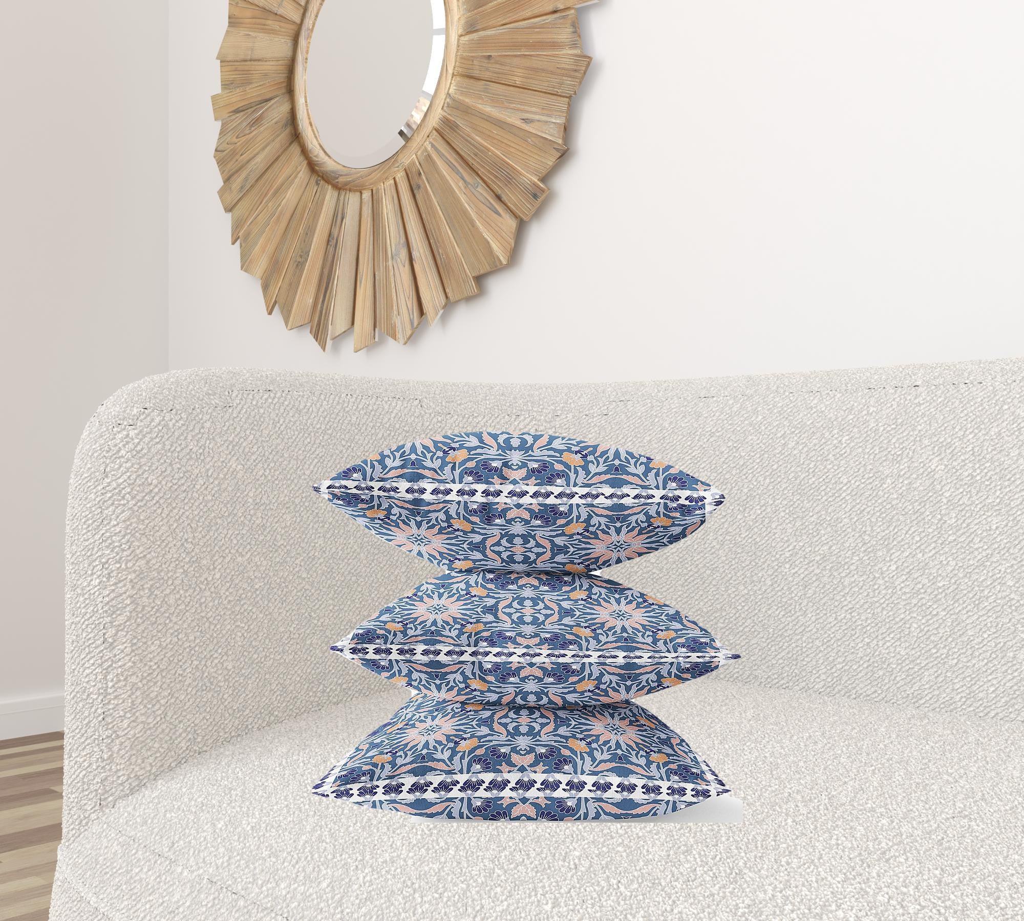 18" X 18" Muted Black Yellow Paisley Blown Seam Suede Throw Pillow