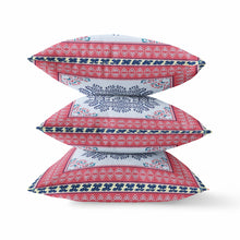 Cojín de gamuza con costura soplada geométrica dorada magenta silenciada de 18 