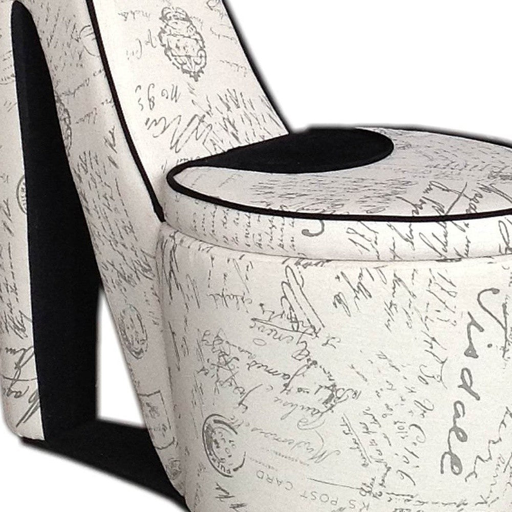 Ivory 100% Polyester Side Chair 16"