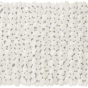 White Spa Pebbles Bathtub Mat