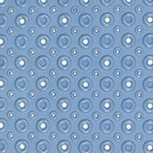 Blue Bubbles Drain Hole Bathrub Mat