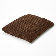 Brown Lux Faux Fur Rectangle Pet Bed - 2
