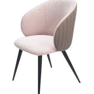 Gray Cream Contemporary Dining Chair