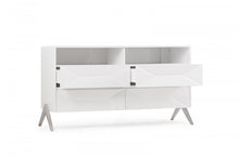 White Wood Four Drawer Double Dresser 61