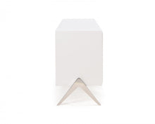 White Wood Four Drawer Double Dresser 61