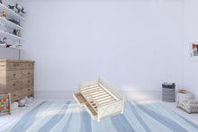 Twin White Two Drawer Bed