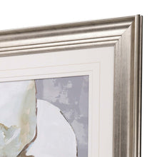 Emerald Flower Ii Framed Art Silver Picture Frame Print Wall Art