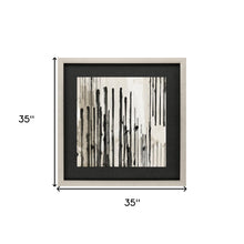 Linearity I Framed Art Gold Picture Frame Print Wall Art