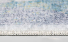 5’ x 8’ Blue Yellow Abstract Sky Area Rug