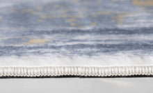 5’ x 8’ Gray Distressed Steps Abstract Area Rug