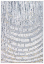 8’ x 10’ Gray Distressed Steps Abstract Area Rug