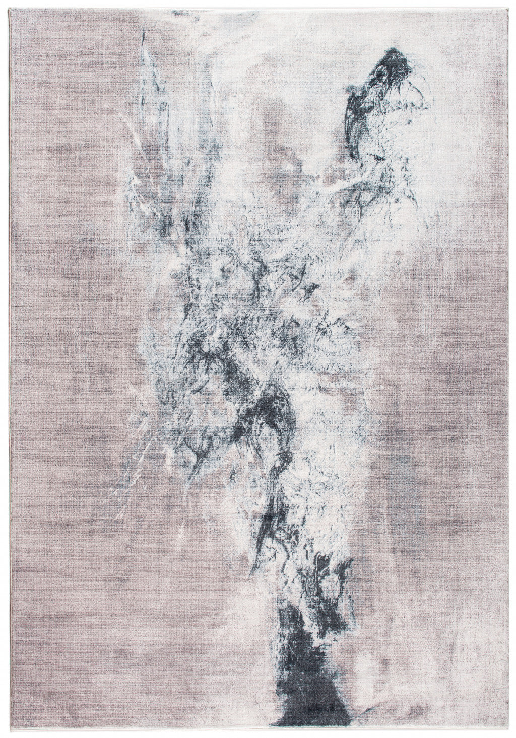 8’ x 10’ Sand Abstract Splash Modern Area Rug