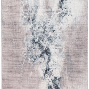 8’ x 10’ Sand Abstract Splash Modern Area Rug