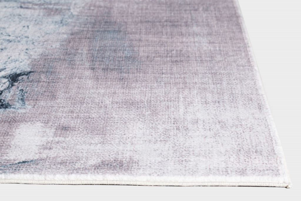 8’ x 10’ Sand Abstract Splash Modern Area Rug