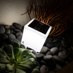5" Modern Square Portable and Hangable Solar Lantern