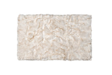 3' X 5' Ombre Tan Faux Fur Washable Non Skid Area Rug