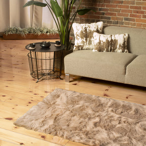 3' X 5' Taupe Non Skid Area Rug