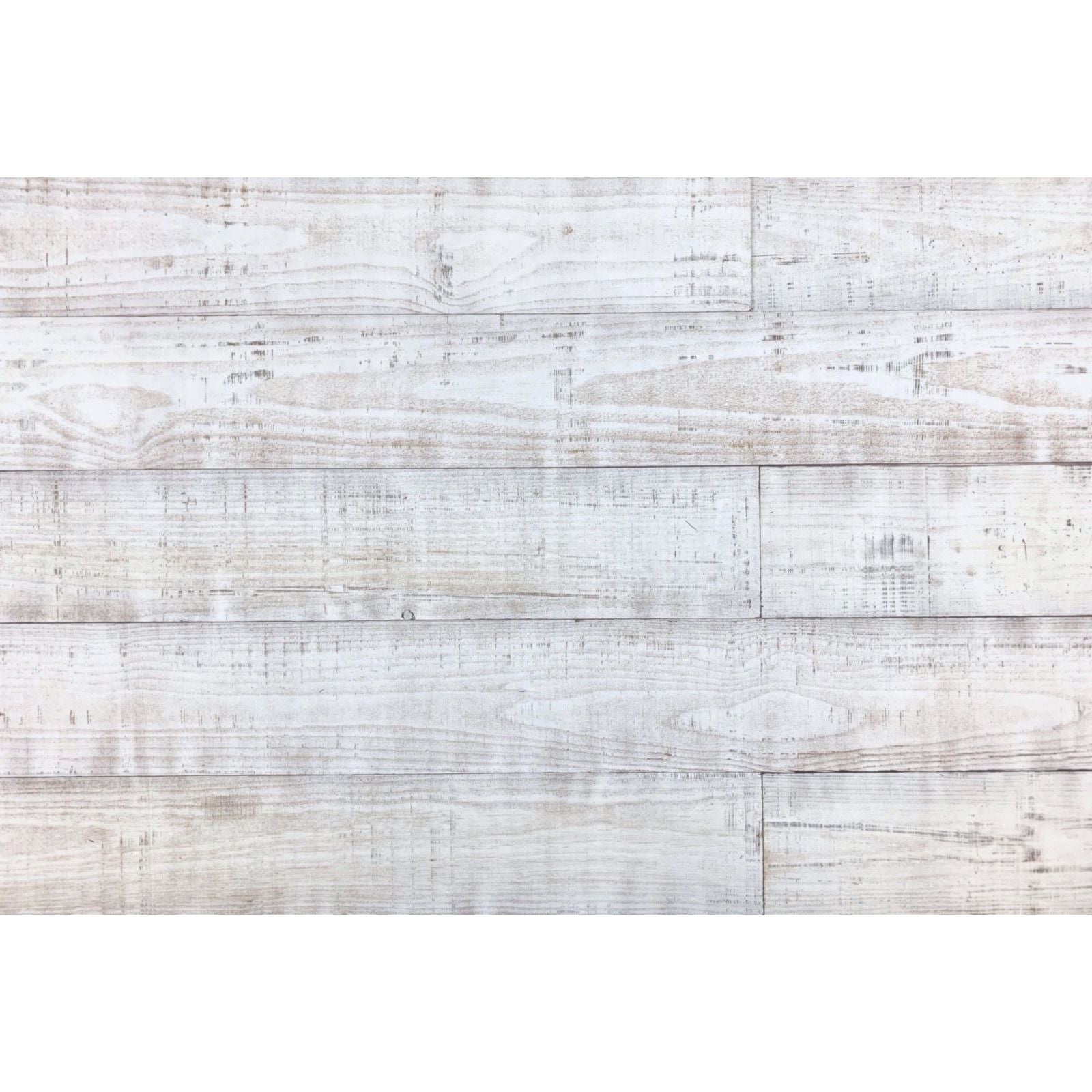 5" x 48" Thermo Treated Whitewash Wood Large Wall Plank Set