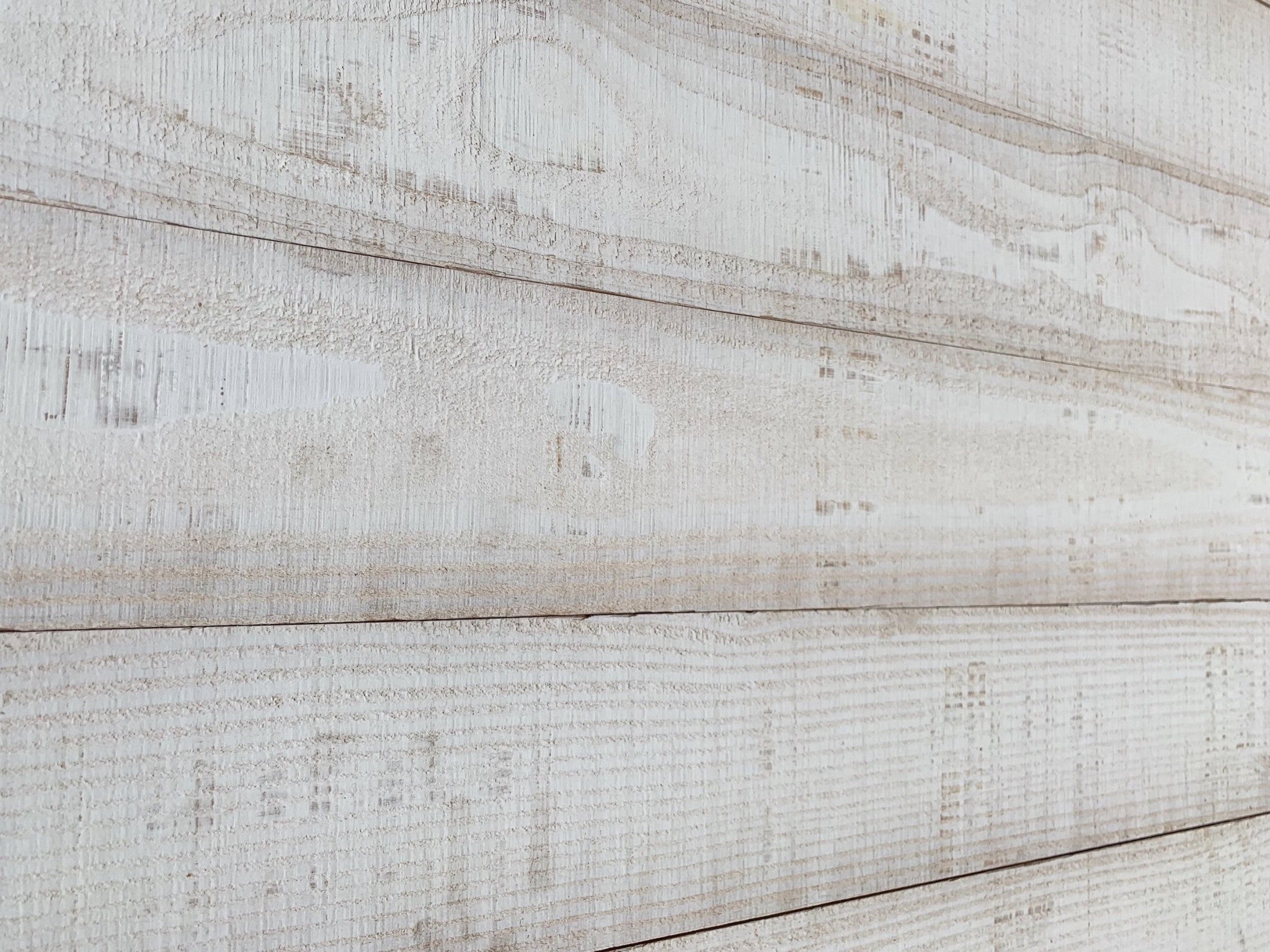 5" x 48" Thermo Treated Whitewash Wood Large Wall Plank Set