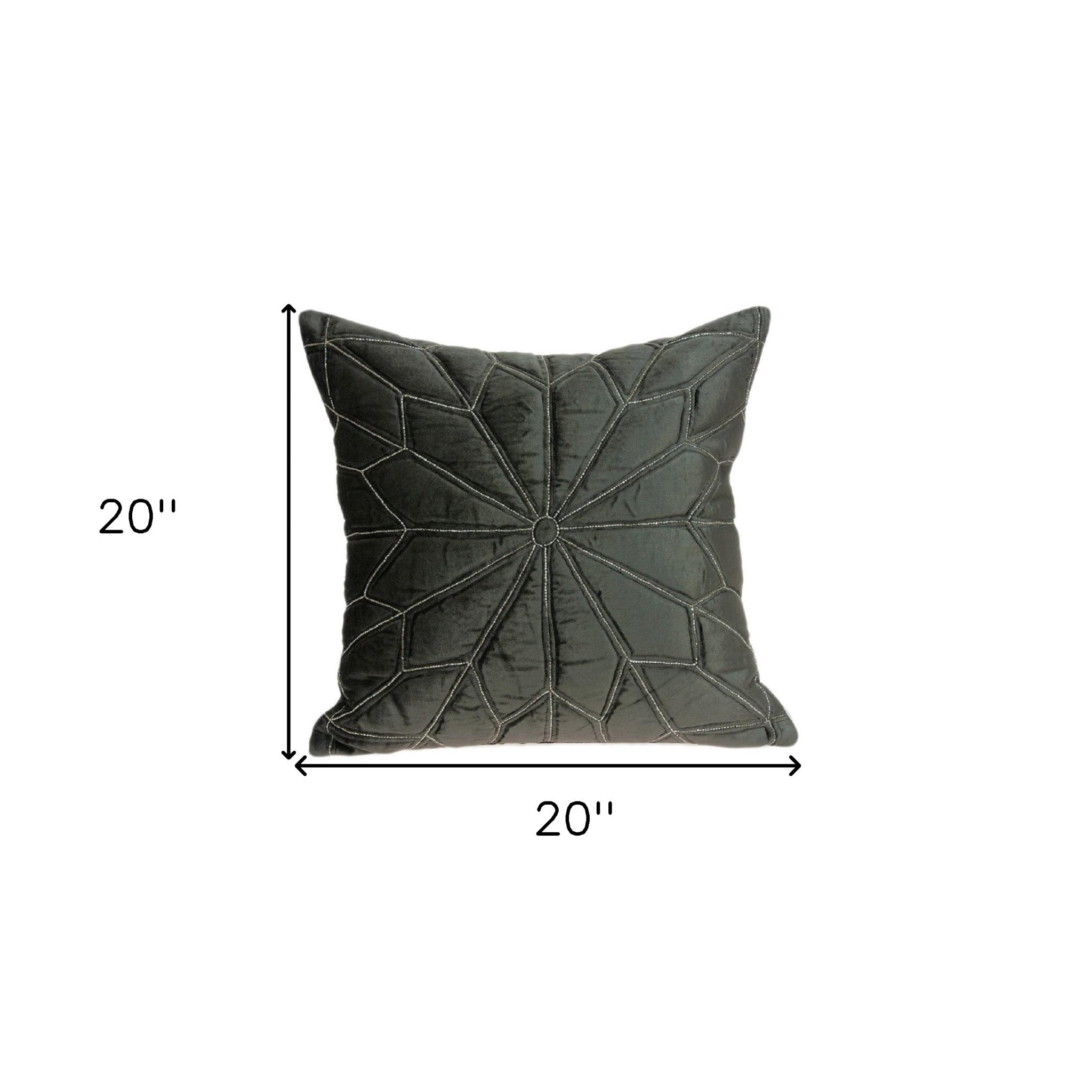 Lolu Gray Throw Pillow
