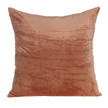 22 X 22 Orange Zippered Cotton Blend Throw Pillow