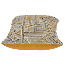 14 X 20 Beige Zippered 100% Cotton Throw Pillow