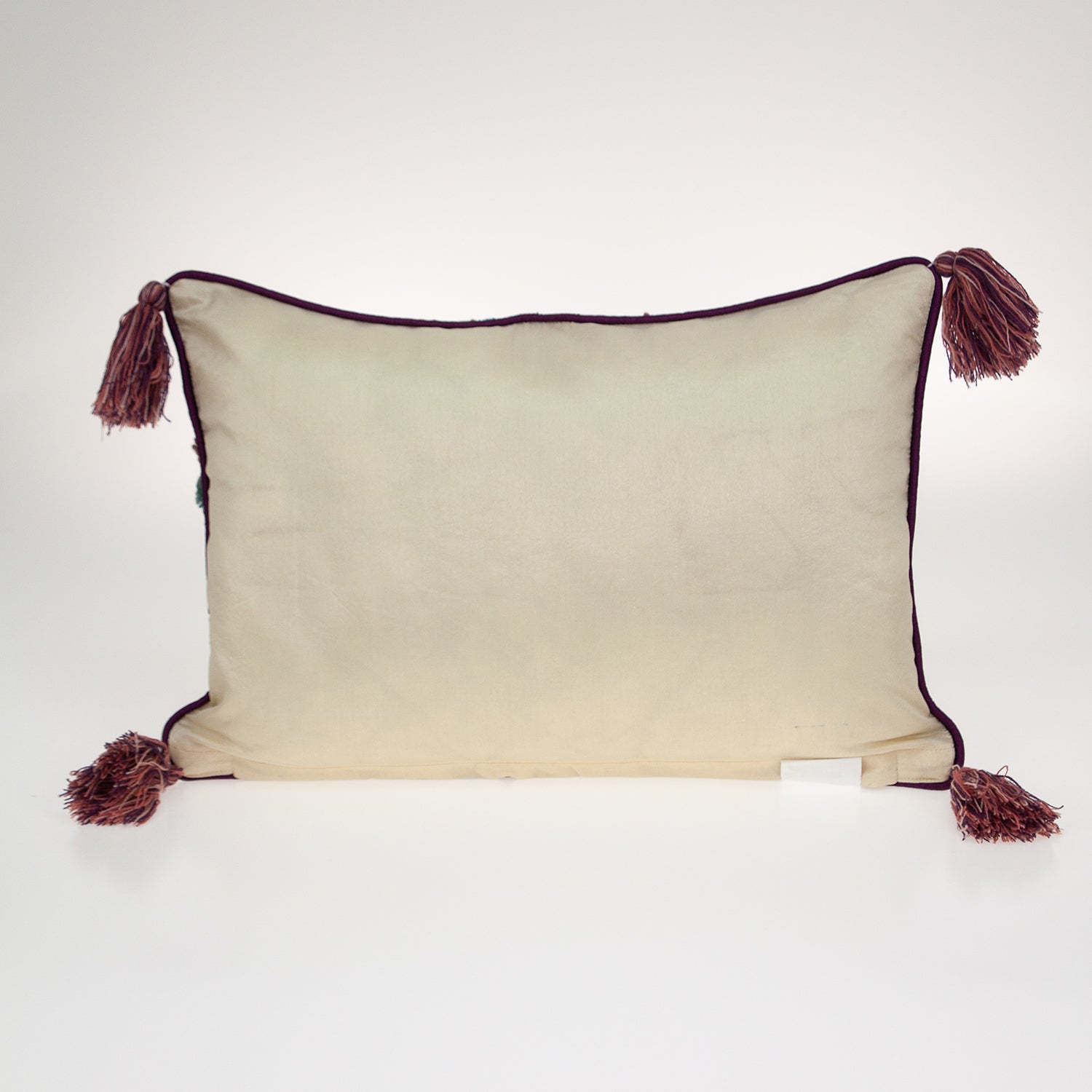 14 X 20 Multicolor Zippered 100% Cotton Throw Pillow