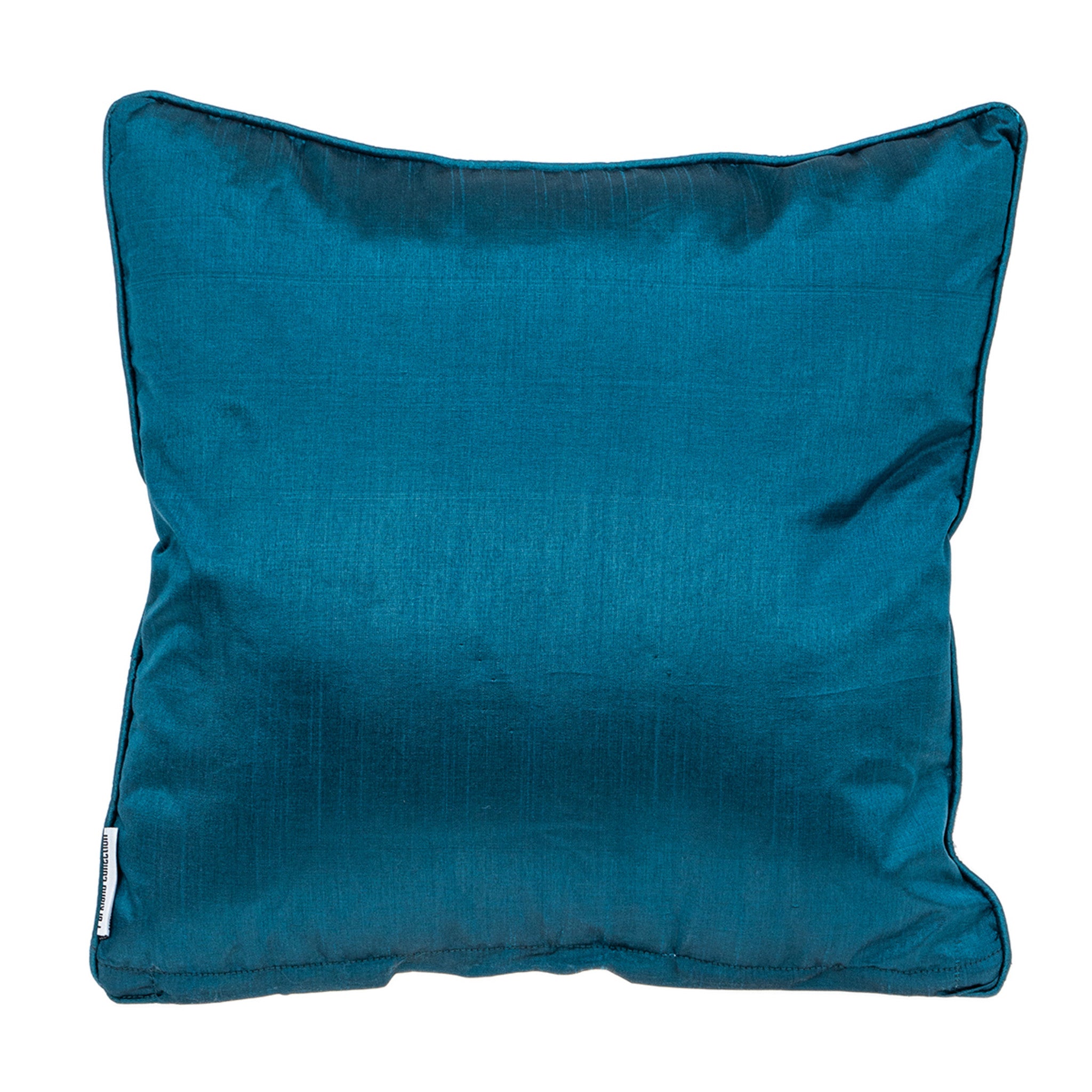 18 X 18 White Zippered 100% Cotton Throw Pillow