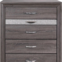 Grey Wood Six Drawer Standard Chest 35