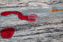 8' X 11' Turquoise and Gray Abstract Stain Resistant Area Rug