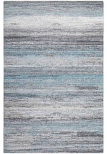 8' X 11' Turquoise and Gray Abstract Stain Resistant Area Rug