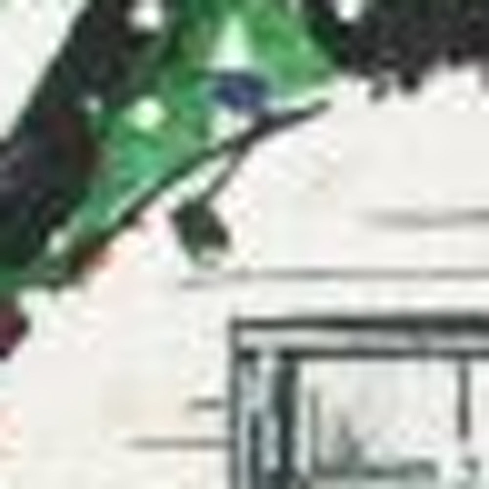 13 "X 18" Blanco, verde y rojo Poliéster con cremallera Navidad Holiday Van Cojín