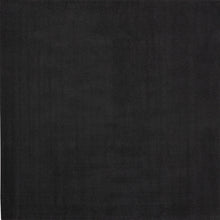 7' X 7' Black Square Non Skid Indoor Outdoor Area Rug