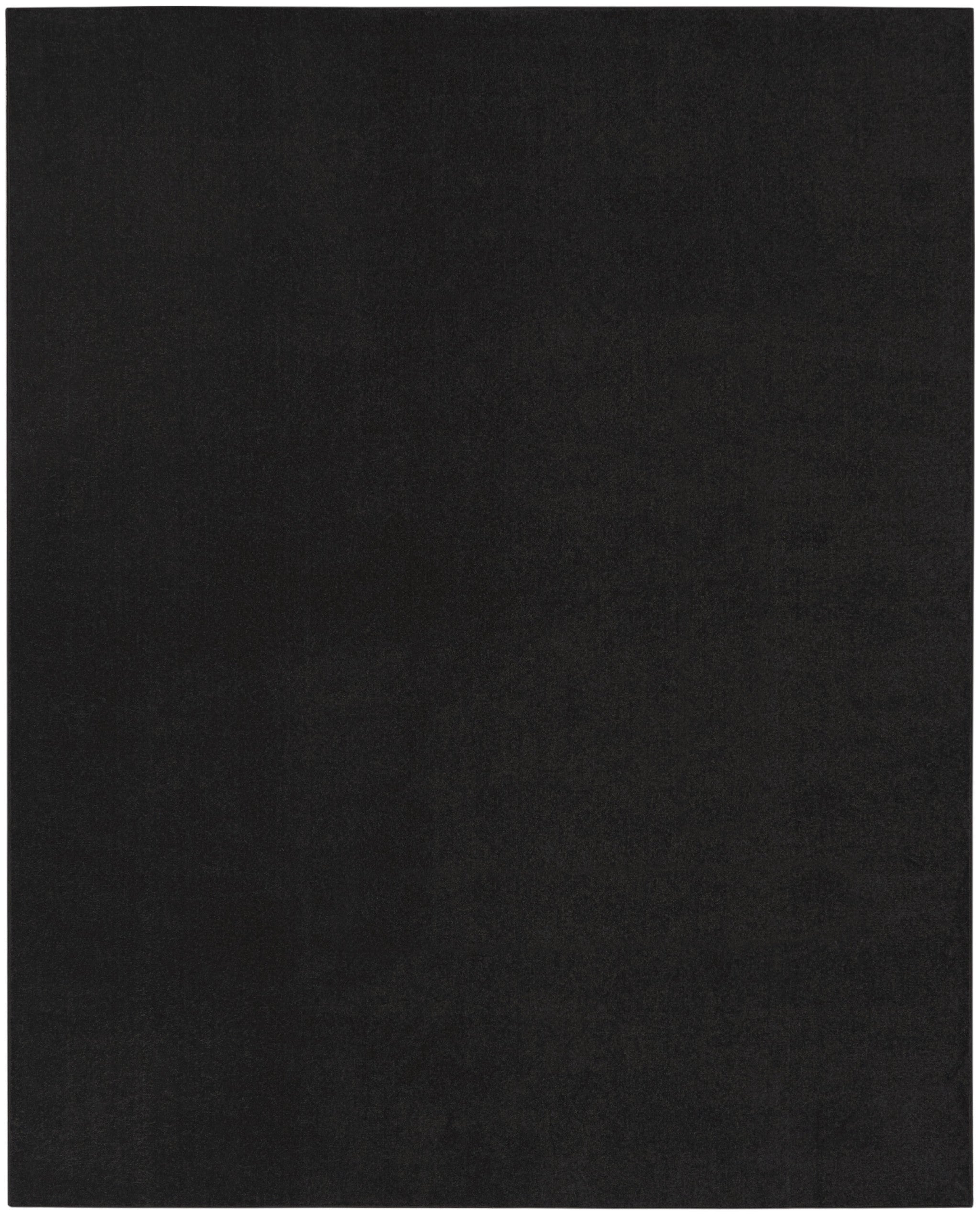 8' X 10' Black Non Skid Indoor Outdoor Area Rug