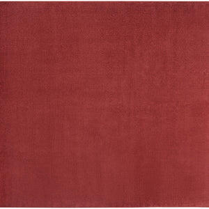 9' X 9' Brick Red Square Non Skid Indoor Outdoor Area Rug