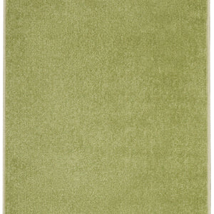 2' X 10' Green Non Skid Indoor Outdoor Runner Rug