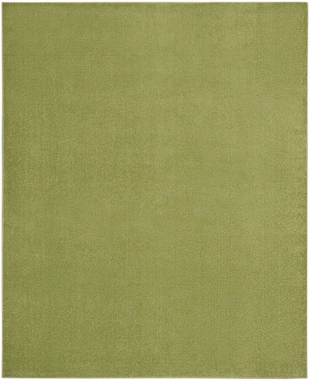 8' X 10' Green Non Skid Indoor Outdoor Area Rug