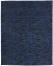 10' X 14' Midnight Blue Non Skid Indoor Outdoor Area Rug