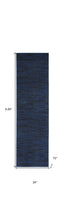 2' X 6' Midnight Blue Non Skid Indoor Outdoor Runner Rug