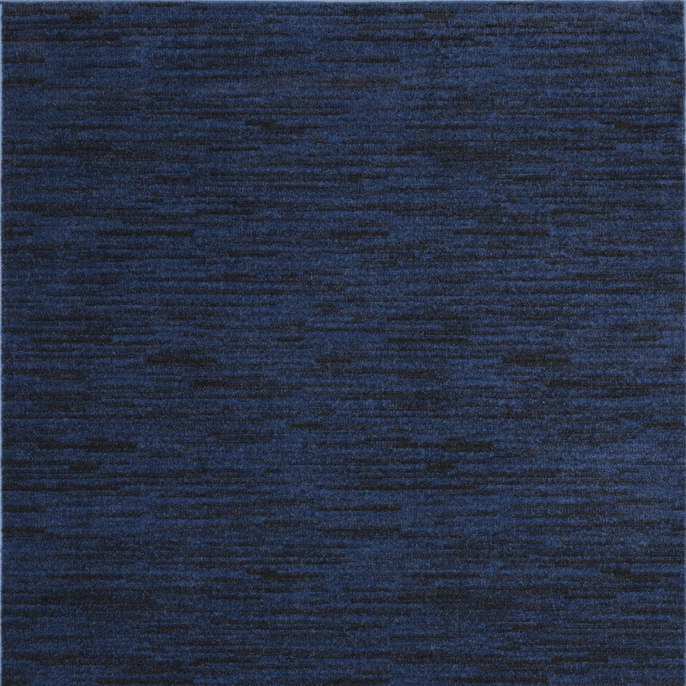 4' X 6' Midnight Blue Non Skid Indoor Outdoor Area Rug