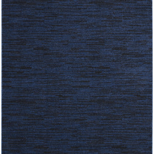 6' X 9' Midnight Blue Indoor Outdoor Area Rug