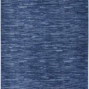 4' X 6' Navy Blue Non Skid Indoor Outdoor Area Rug